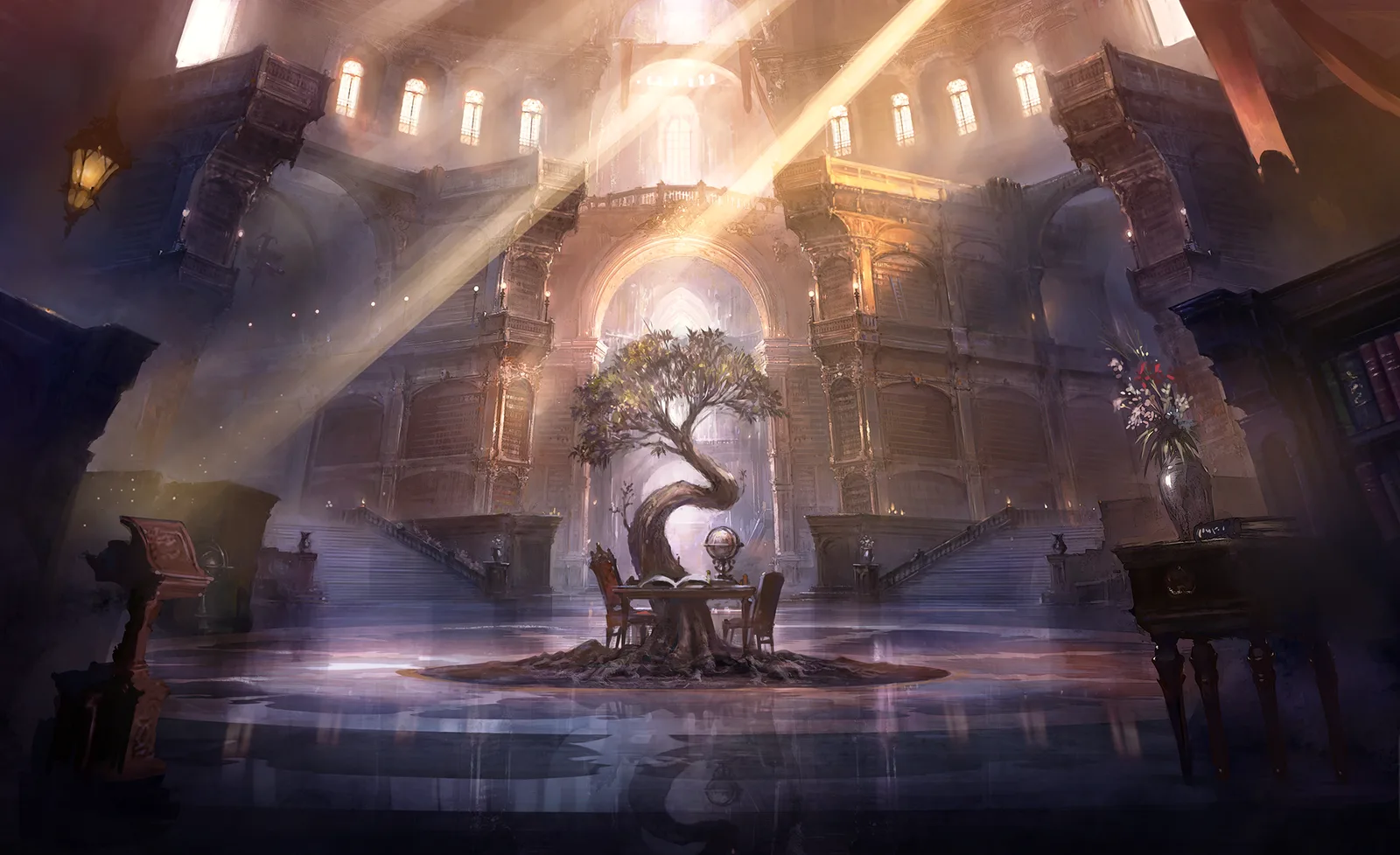 Official Library of Lambs background artwork